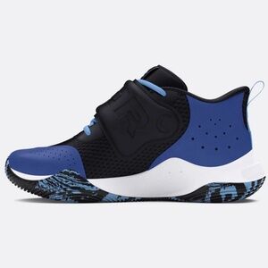 Under Armour Zone BB 2 Basketball Shoe Blue 10.5 Toddler NEW Boys